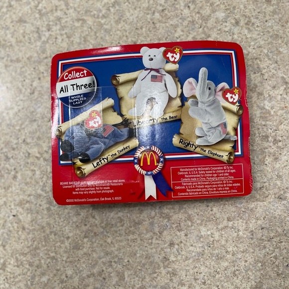 COPY - “Liberty” Ty Beanie McDonalds promotional Item in 2000! - Picture 2 of 2
